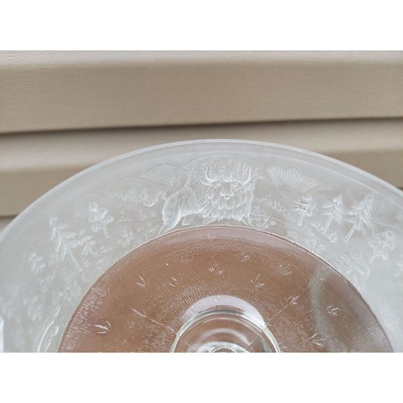 L G Wright Westward Ho! Pioneer Tippecanoe 11" Covered Compote - Picture 9 of 10